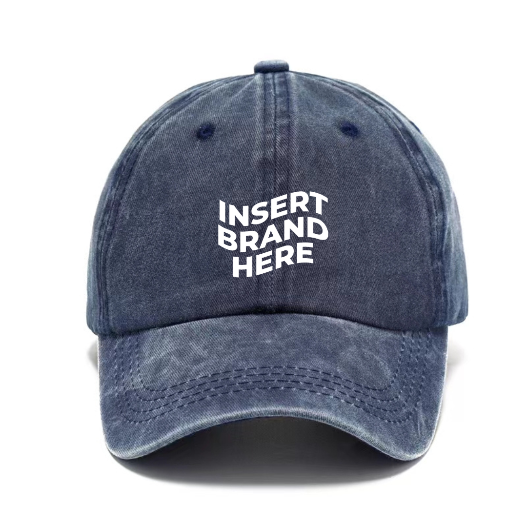 Baseball cap washed bedrukken | Vintage look met logo | Custom95